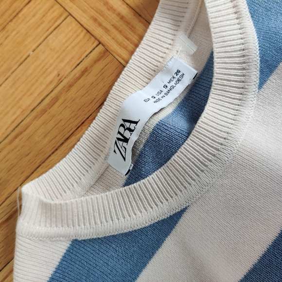 COPY - Zara Striped Cropped Tee - Picture 2 of 2
